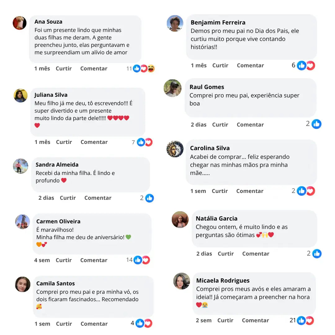 Diário de Capa Dura — Qual é a sua história?