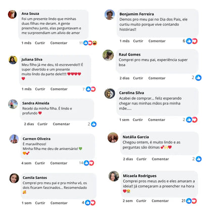 Diário de Capa Dura — Qual é a sua história?